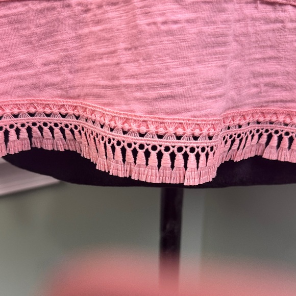 Avon coral top with Crochet Detail XL - Picture 4 of 8